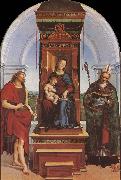 RAFFAELLO Sanzio Virgin Mary and her son oil painting artist